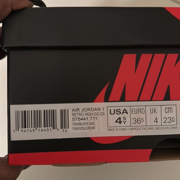 GS AJ Retro 1 Hi OG Taxi - Picture 2 of 3